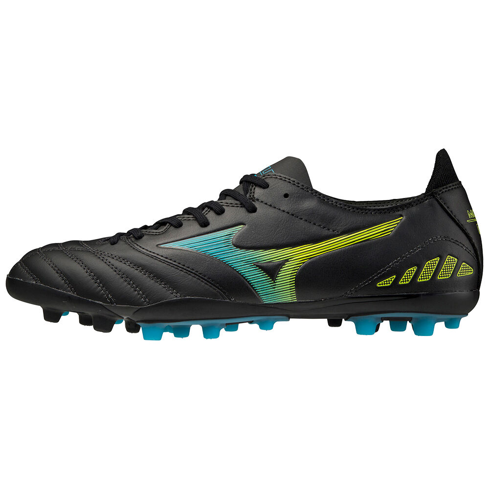 Scarpe Calcio Mizuno Morelia Neo Iii Pro Ag Uomo - Nere/Blu Verde Acqua - 89057-VGUJ